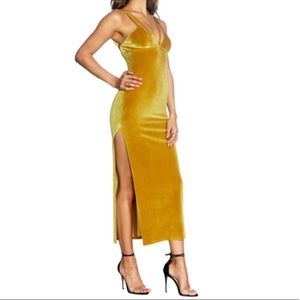 Dress the Population Connie Sunbeam Velvet Dress